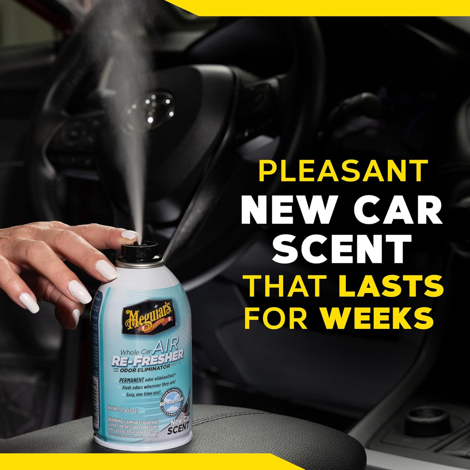 Meguiar's Car Air Freshener/Odor Eliminator 57G/2 Oz, G16402EU