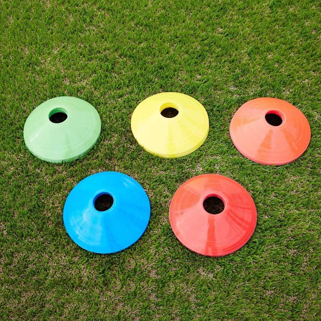 Sport Soccer Disc CONEs Sets 50-Pack Agility Disc CONEs Perfect for Soccer, Football, Basketball,Footwork