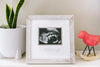 Pearhead Rustic Sonogram Frame, Love at First Sight Ultrasound Frame, Gender Neutral Baby Nursery Décor for Baby Girl or Baby Boy