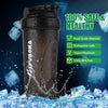 GIFUBOWA Shaker Bottle, 28oz shake bottle for Protein Mixes or Powdered Drinks for Gym Sport Matte Black