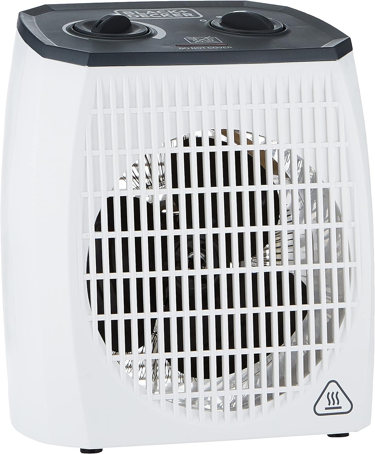 BLACK+DECKER 2000W 220-240V Vertical Fan Heater, 50-60Hz With Thermostatic, Dual Thermal Control and Cooling auto Shutoff Feature, For Optimum Temperatures HX310-B5