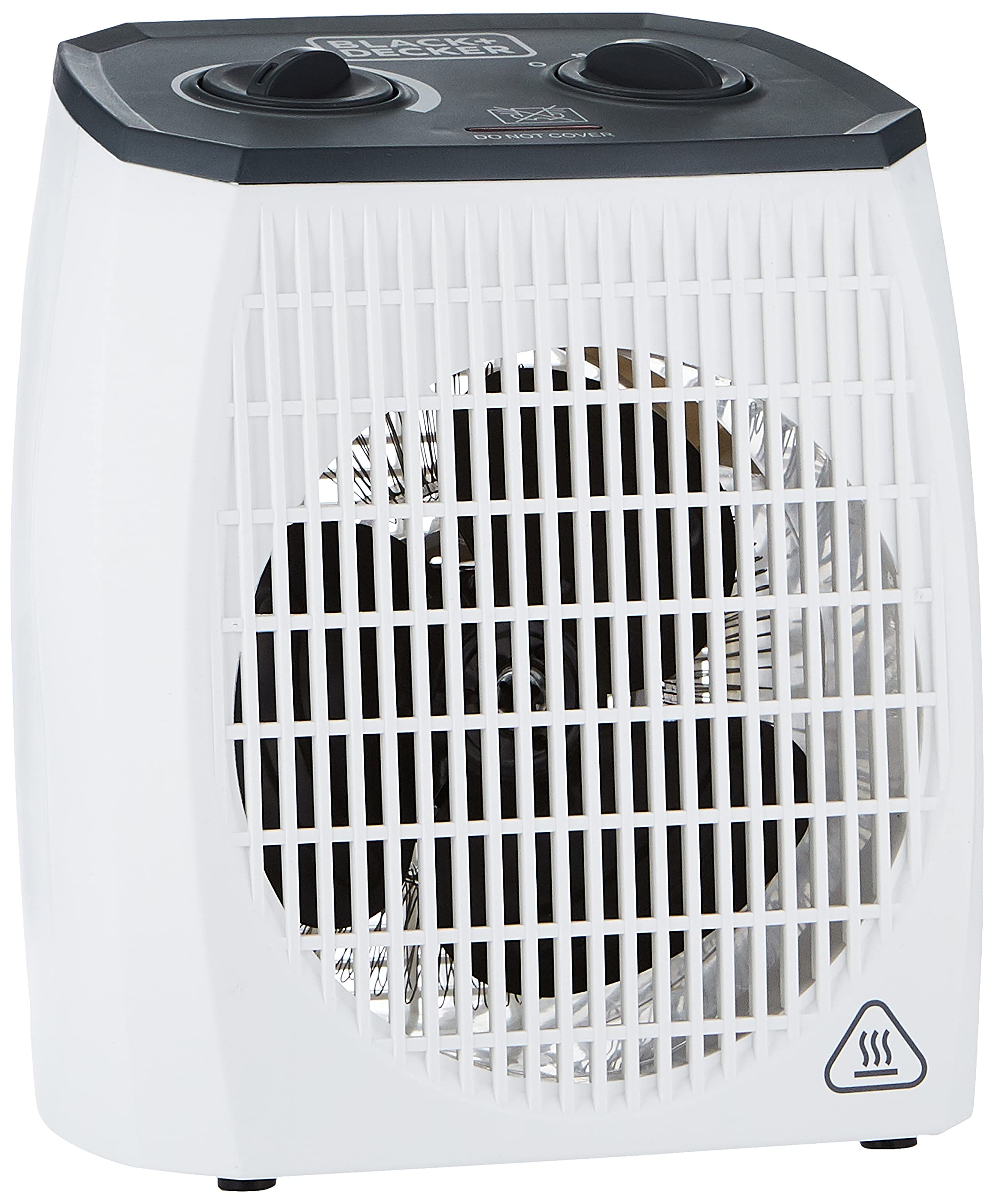 BLACK+DECKER 2000W 220-240V Vertical Fan Heater, 50-60Hz With Thermostatic, Dual Thermal Control and Cooling auto Shutoff Feature, For Optimum Temperatures HX310-B5