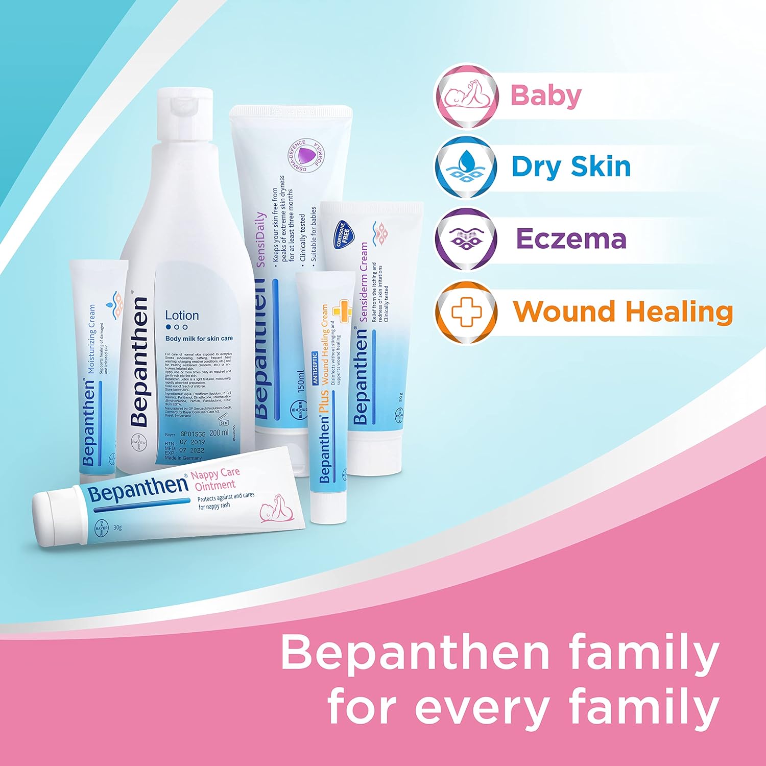 Bepanthen Protective Baby Ointment, Protects Against and Cares for Nappy Rash, 30g