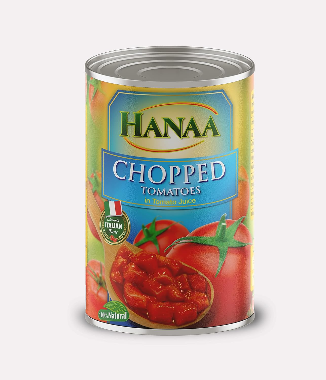 Hanaa Chopped Tomatoes Tin, 400G