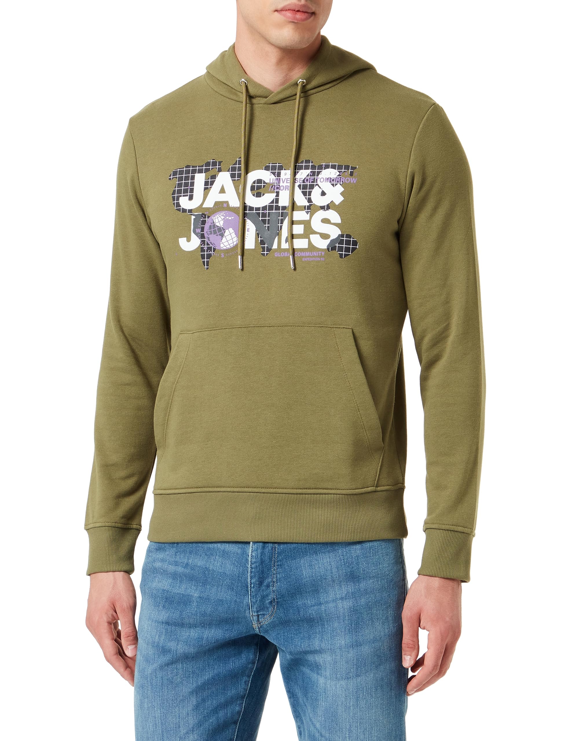 Jack & Jones mens JCODUST SWEAT HOOD SN Sweatshirt