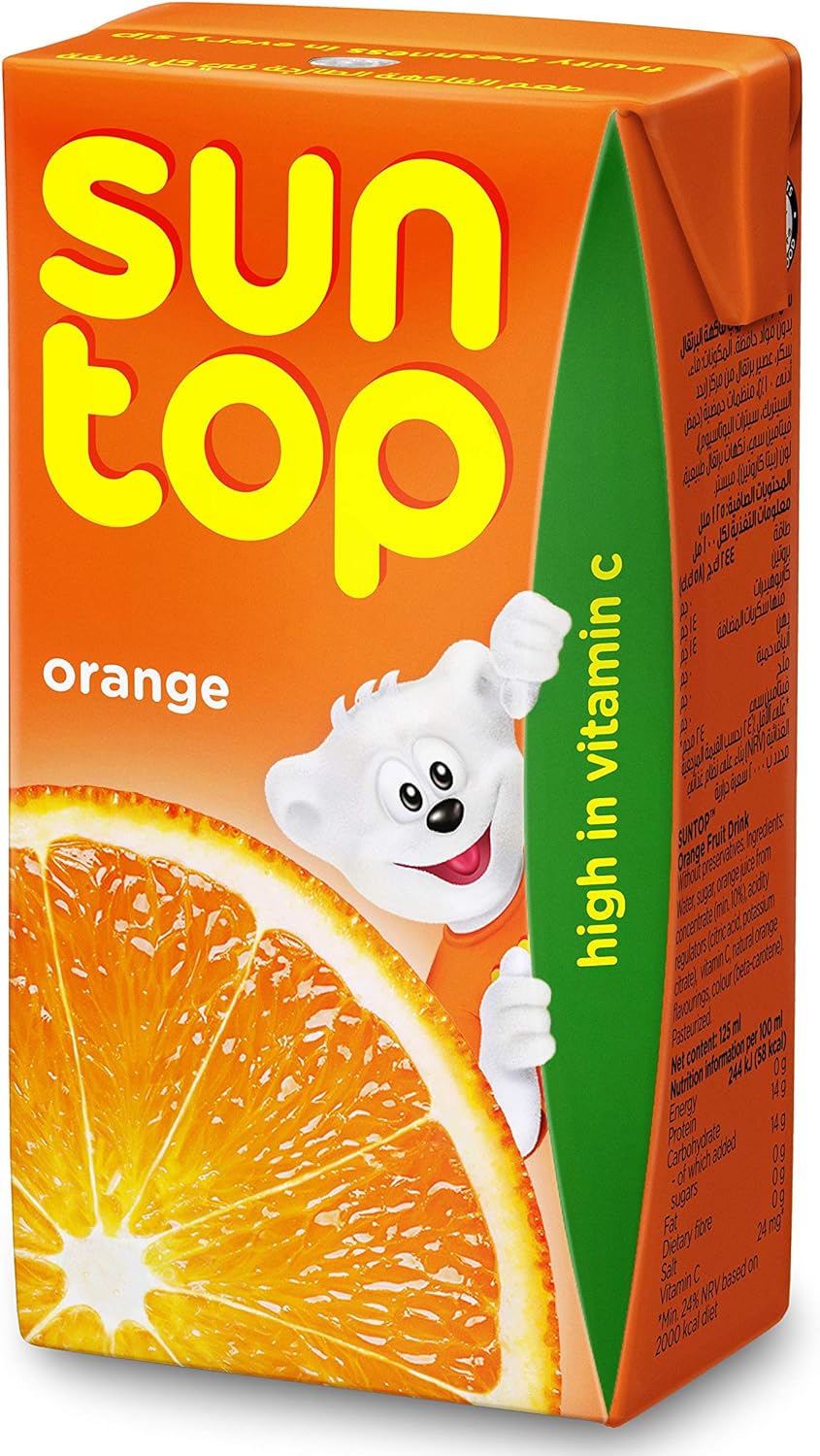 Suntop Orange Drink Juice 18X125Ml