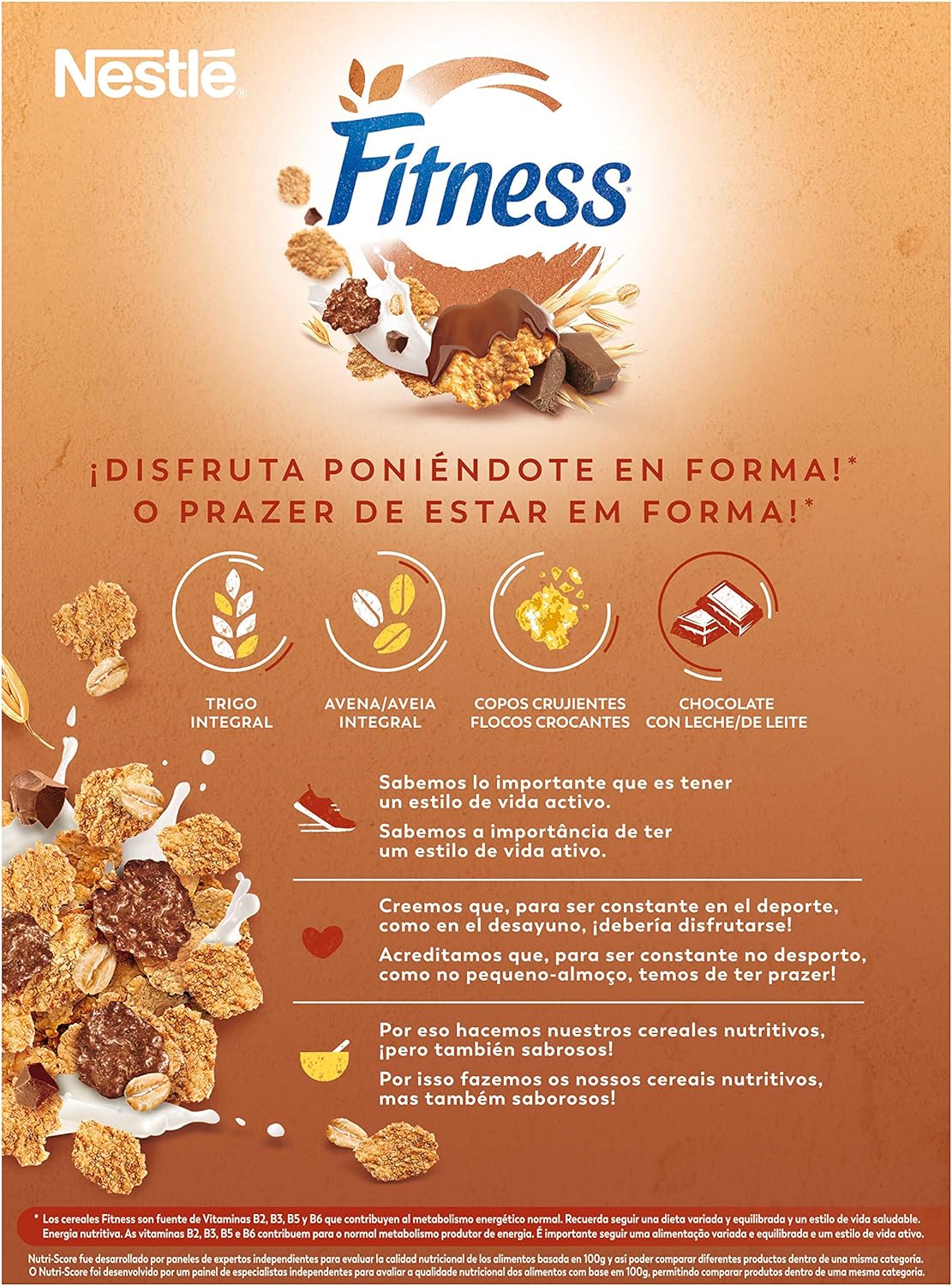 Nestle Fitness Chocolate Breakfast Cereal Pack 375g