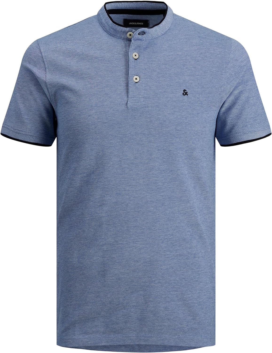 Jack & Jones mens Jjepaulos Mao Polo Ss Noos Polo-Shirt