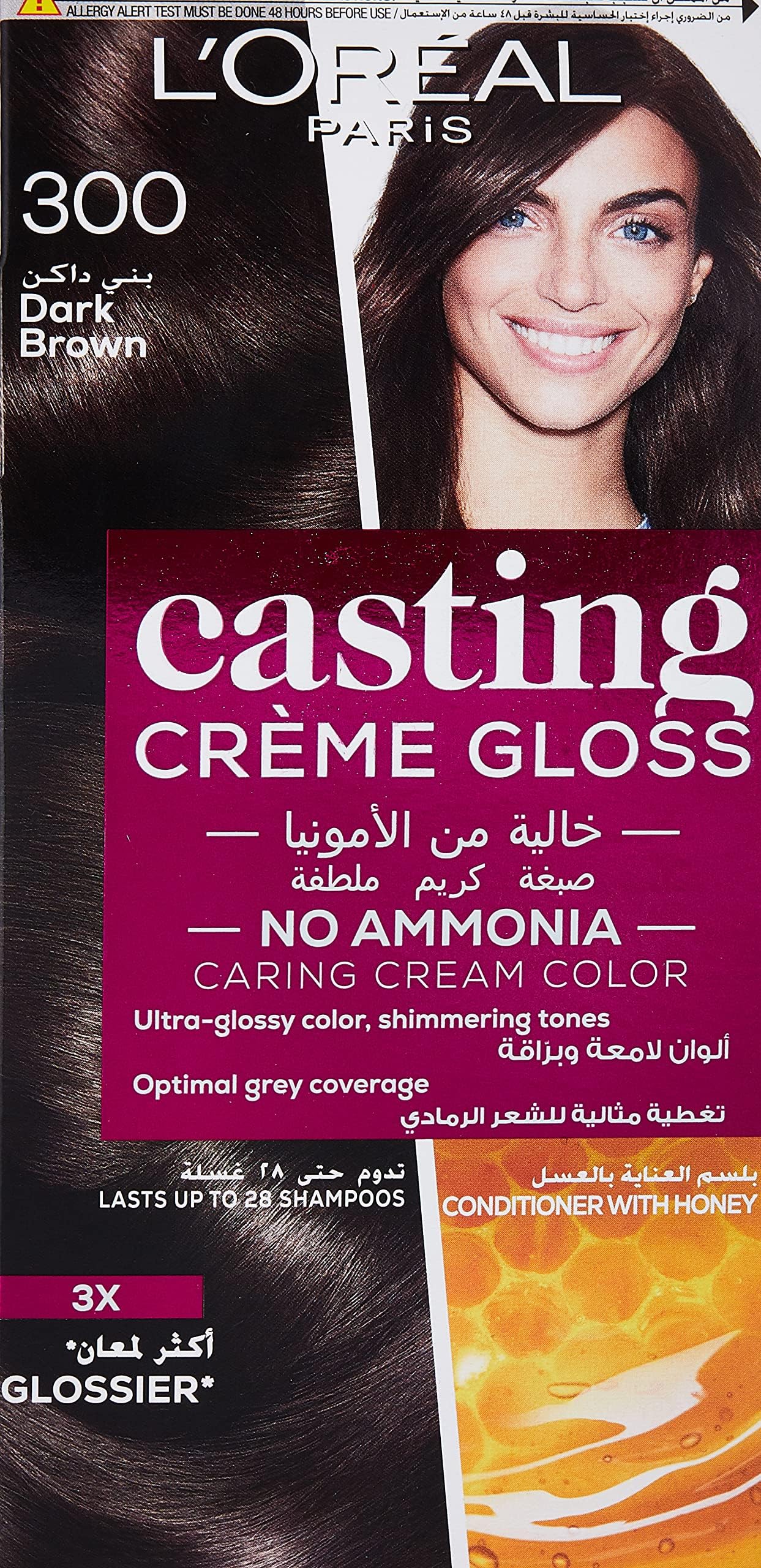 L'Oreal Casting Hair Dye No. 300 Dark Brown