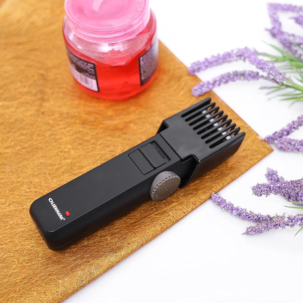 Olsenmark OMTR4068 Rechargeable Trimmer - Low Noise - Adjustable Cutter Comb - High Rigidity Cutting Blade - USB Rechargeable - Powerful Motor